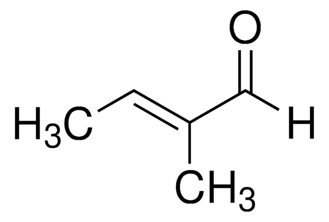 trans-2-Methyl-2-butenal sum of isomers, &#8805;99%, FG