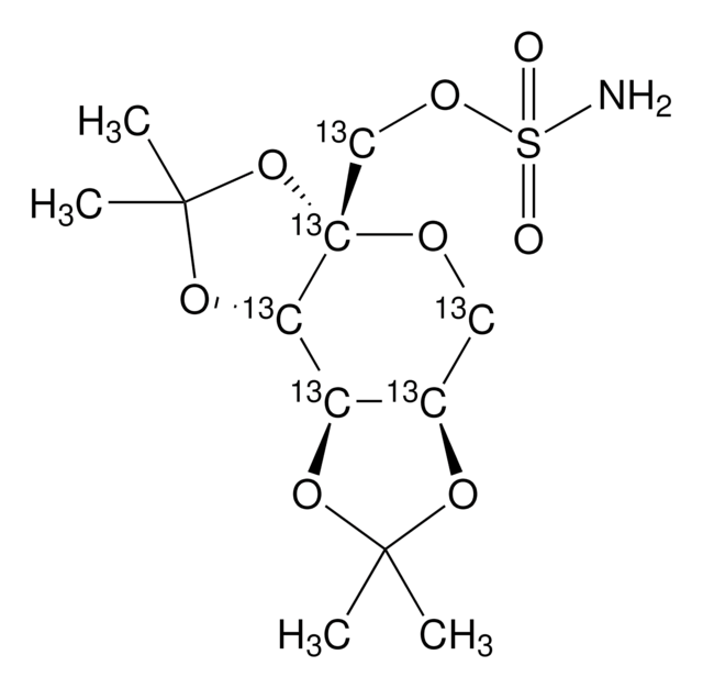 Topiramat-13C6 endotoxin tested, 99 atom % 13C, 98% (CP)