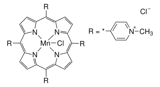 Manganese(III) 5,10,15,20-tetra(4-pyridyl)-21H,23H-porphine chloride tetrakis(methochloride) Dye content 85&#160;%