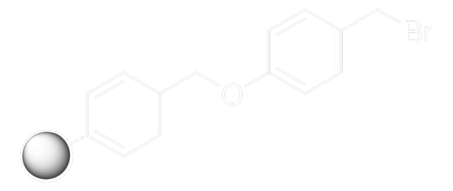 4-(Benzyloxy)benzylbromid, polymergebunden extent of labeling: 0.5-1.0&#160;mmol/g Br loading, 1&#160;% cross-linked with divinylbenzene