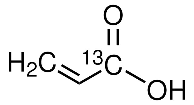 Acrylsäure-1-13C &#8805;99 atom % 13C, &#8805;99% (CP), contains hydroquinone as stabilizer