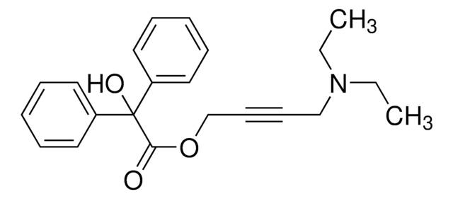 [4-(Diethylamino)-but-2-ynyl]-2-hydroxy-2,2-diphenylacetat certified reference material, TraceCERT&#174;, Manufactured by: Sigma-Aldrich Production GmbH, Switzerland