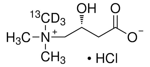 L-Carnitine-(methyl-13C,d3) hydrochloride 99 atom % 13C, 98 atom % D, 97% (CP)