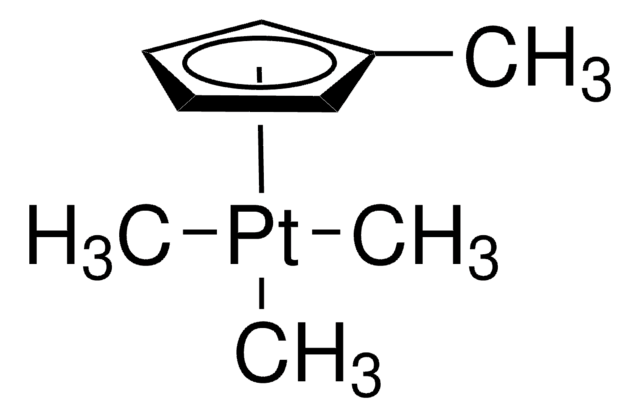 Trimethyl(methylcyclopentadienyl)platin(IV) packaged for use in deposition systems