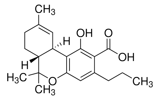 Tetrahydrocannabivarinsäure (THCVA) -Lösung 1.0&#160;mg/mL in acetonitrile, certified reference material, ampule of 1&#160;mL, Cerilliant&#174;