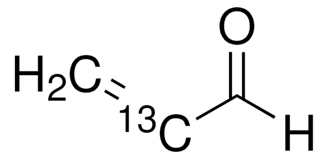 Acrolein-2-13C &#8805;99 atom % 13C, &#8805;90% (CP), contains hydroquinone as stabilizer