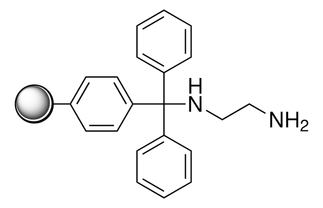 1,2-Diaminoethane trityl, polymer-bound 100-200&#160;mesh, extent of labeling: 1.2-1.7&#160;mmol/g loading, 1&#160;% cross-linked