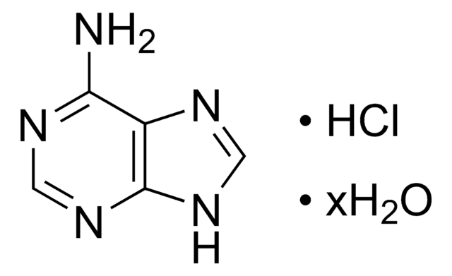 Adenine hydrochloride hydrate powder, BioReagent, suitable for cell culture