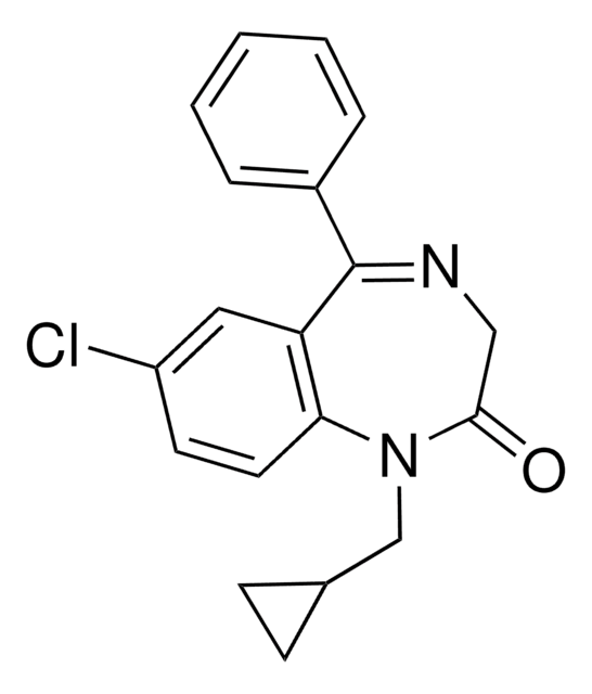 Prazepam certified reference material, pharmaceutical secondary standard