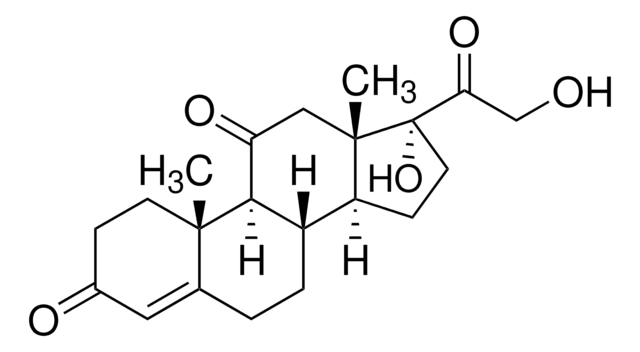 Kortison certified reference material, TraceCERT&#174;, Manufactured by: Sigma-Aldrich Production GmbH, Switzerland