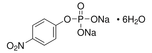 4-Nitrophenylphosphat Dinatriumsalz Hexahydrat powder, BioReagent, suitable for cell culture, &#8805;97%