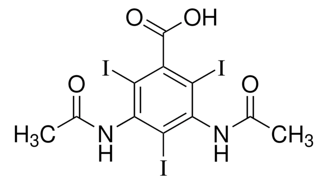 Diatrizoic acid Iodine-containing contrast agent