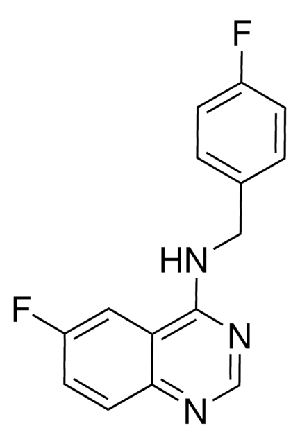 Spautin-1, Calbiochem A quinazolin compound that acts as a specific and potent inhibitor of autophagy and promotes Vps34 PI 3-kinase complex degradation by blocking the activity of USP 10 (IC&#8325;&#8320; = 580 nM) and USP 13 (IC&#8325;&#8320; = 690 nM) deubiquitinating enzymes