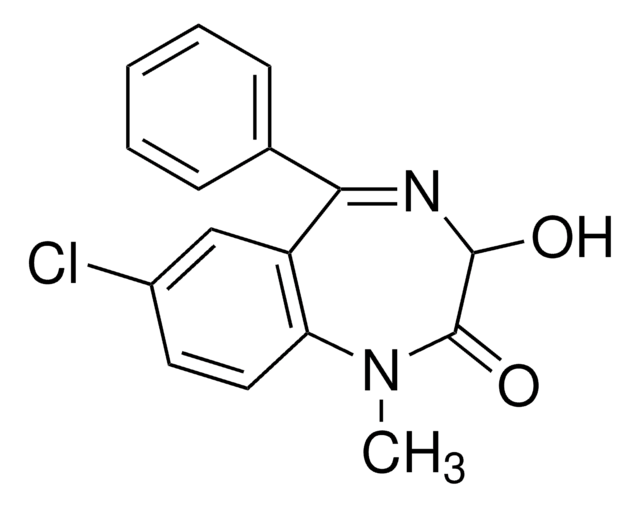 Temazepam solution 1.0&#160;mg/mL in methanol, ampule of 1&#160;mL, certified reference material, Cerilliant&#174;