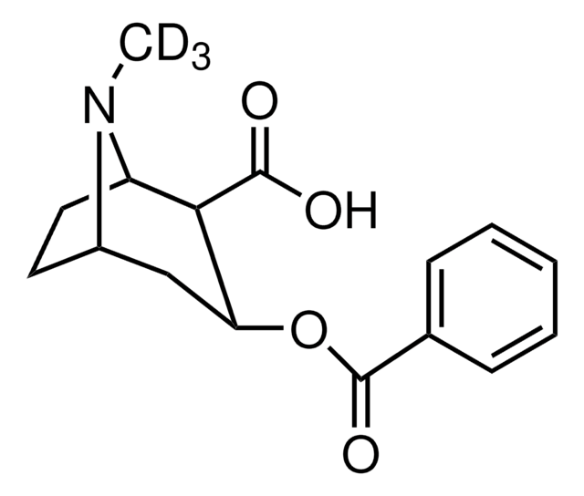 Benzoylecgonin-d3 -Lösung 100&#160;&#956;g/mL in methanol, ampule of 1&#160;mL, certified reference material, Cerilliant&#174;