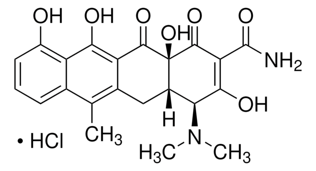 Anhydrotetracycline hydrochloride certified reference material, TraceCERT&#174;, Manufactured by: Sigma-Aldrich Production GmbH, Switzerland