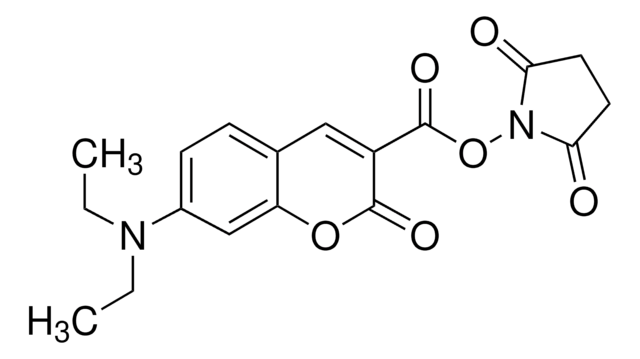 7-(Diethylamino)coumarin-3-carboxylic acid N-succinimidyl ester BioReagent, suitable for fluorescence, &#8805;96.0% (HPLC)