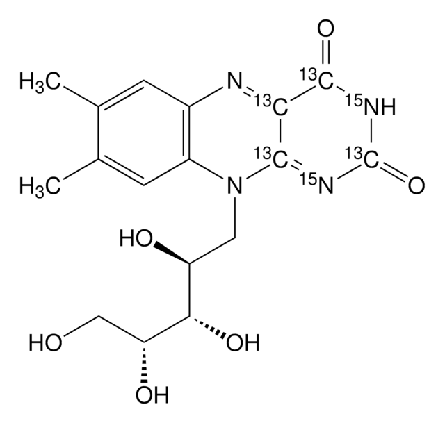 Riboflavin-(dioxopyrimidin-13C4,15N2) &#8805;98 atom %, &#8805;97% (CP)