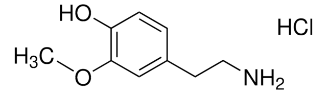 3-Methoxytyramine hydrochloride 1.0&#160;mg/mL in methanol (as free base), certified reference material, Cerilliant&#174;