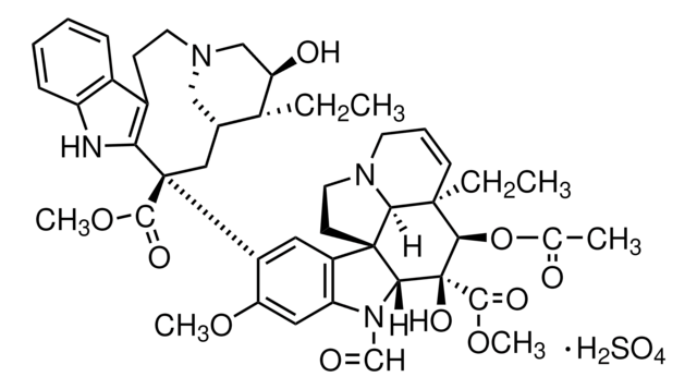 Vincristin -sulfat meets USP testing specifications