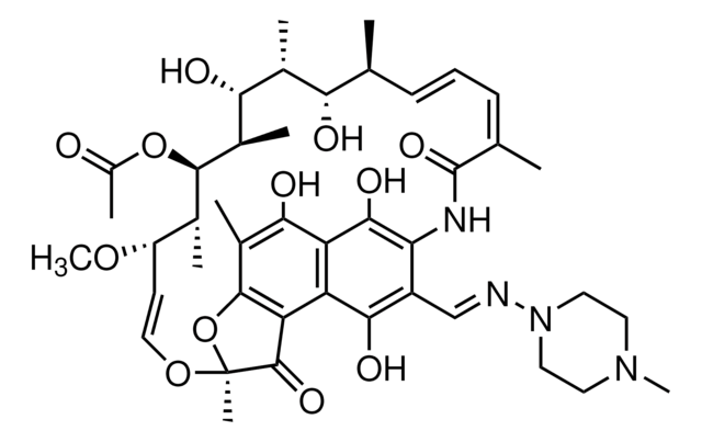 Rifampicin suitable for plant cell culture, BioReagent, &#8805;95% (HPLC), powder or crystals