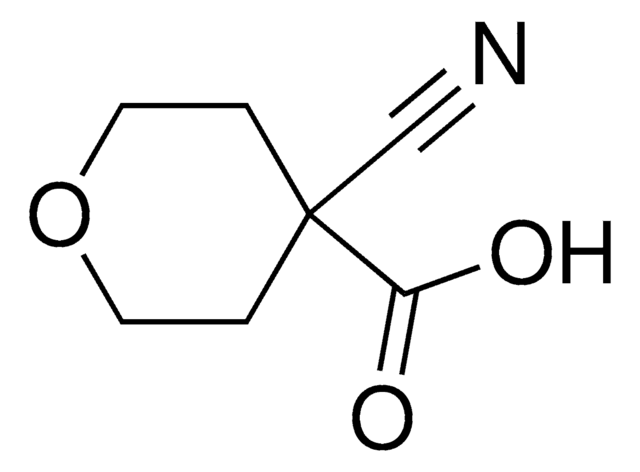 4-cyano-tetrahydropyran-4-carboxylic acid AldrichCPR