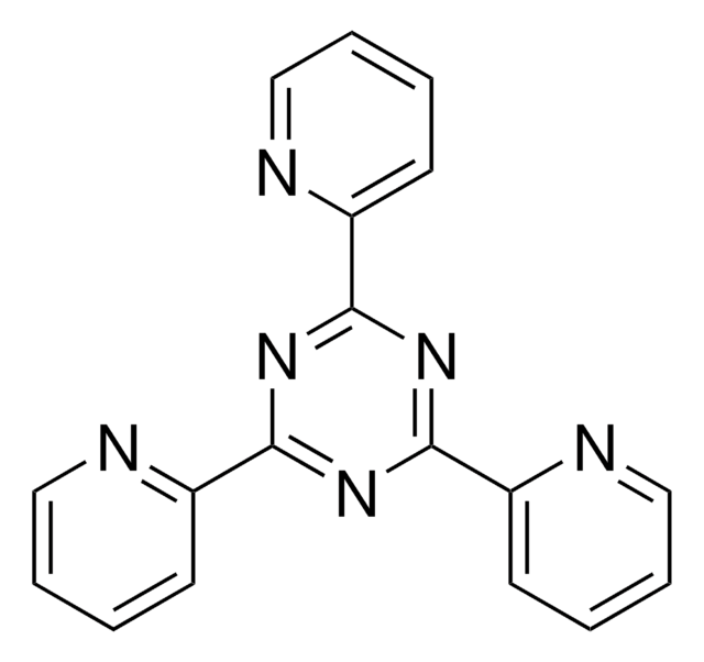 2,4,6-Tris(2-pyridyl)-s-triazine for spectrophotometric det. (of Fe), &#8805;98%