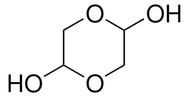 Glycolaldehyd-Dimer crystalline, mixture of stereoisomers. Melts between 80 and 90&nbsp;°C depending on stereoisomeric composition