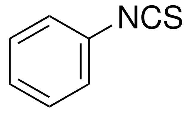 Phenyl isothiocyanate Sigma Grade, 8.36&#160;M, suitable for solid phase protein sequencing analysis, &#8805;99% (GC), liquid