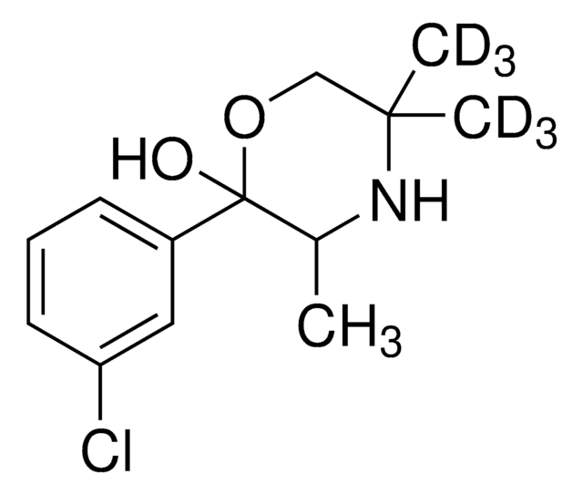 (±)-Hydroxybupropion-D6 -Lösung 100&#160;&#956;g/mL in acetonitrile, ampule of 1&#160;mL, certified reference material, Cerilliant&#174;