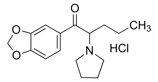 3,4-Methylenedioxypyrovalerone HCl (MDPV) solution 1.0&#160;mg/mL in methanol (as free base), ampule of 1&#160;mL, certified reference material, Cerilliant&#174;