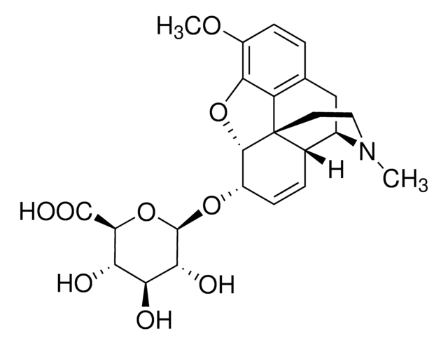 Codein-6-&#946;-D-Glucuronid -Lösung 100&#160;&#956;g/mL in methanol: water (2:8), ampule of 1&#160;mL, certified reference material, Cerilliant&#174;