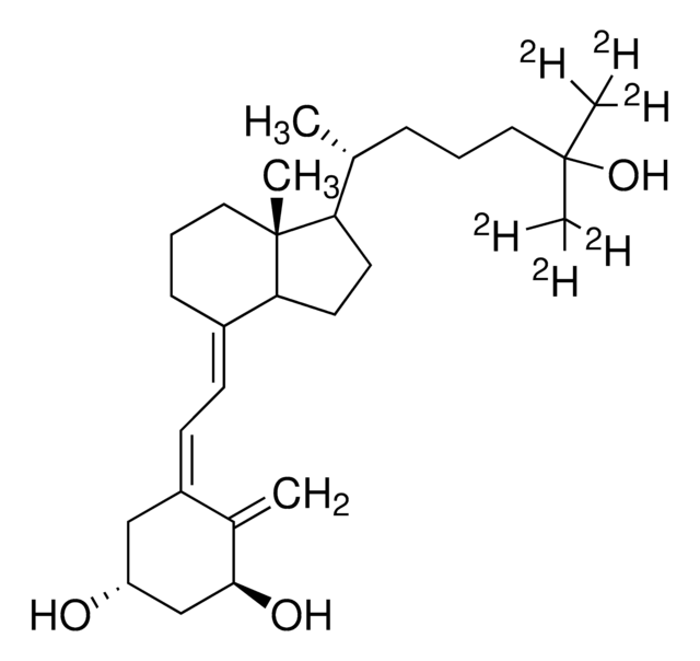 1&#945;,25-Dihydroxyvitamin D3-26,26,26,27,27,27-d6 solution 100&#160;&#956;g/mL in ethanol, &#8805;98 atom % D, &#8805;95% (CP)