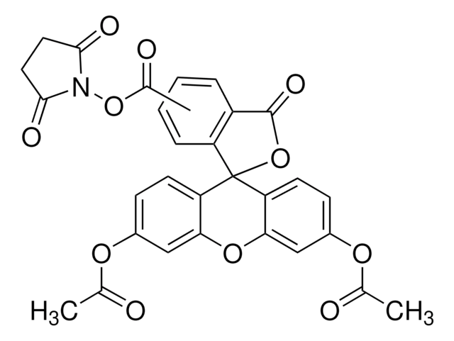 5(6)-Carboxyfluoreszeindiacetat-N-succinimidylester BioReagent, suitable for fluorescence, &#8805;90% (HPLC)