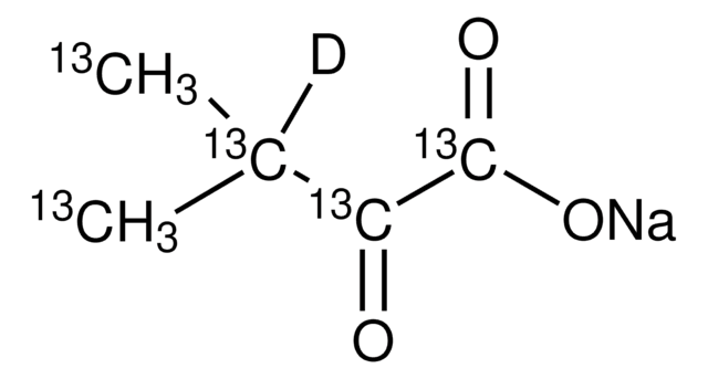 2-Keto-3-methylbutyric acid-13C5,3-d sodium salt 98 atom % D, 99 atom % 13C