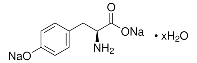 L-Tyrosin Dinatriumsalz Hydrat BioReagent, suitable for cell culture, suitable for insect cell culture, &#8805;98% (HPLC)