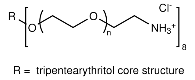 8arm-PEG10K-NH2, tripentaerythritol core HCl Salt, average Mn 10,000