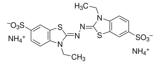 2,2&#8242;-Azino-bis(3-ethylbenzothiazolin-6-sulfonsäure) Diammoniumsalz &#8805;98% (HPLC)