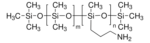 Poly[dimethylsiloxane-co-(3-aminopropyl)methylsiloxane] eq. wt. 4,400 Amine