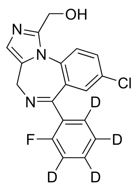 &#945;-Hydroxymidazolam-d4 -Lösung 100&#160;&#956;g/mL in methanol, ampule of 1&#160;mL, certified reference material, Cerilliant&#174;