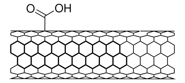 Kohlenstoff-Nanoröhrchen, einwandig, Carboxylsäure-funktionalisiert &gt;90% carbon basis, D × L 4-5&#160;nm × 0.5-1.5&#160;&#956;m , bundle dimensions, avg. no. of layers, 1