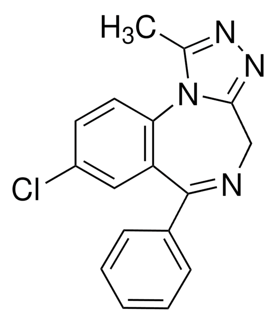 Alprazolam -Lösung 1.0&#160;mg/mL in methanol, ampule of 1&#160;mL, certified reference material, Cerilliant&#174;