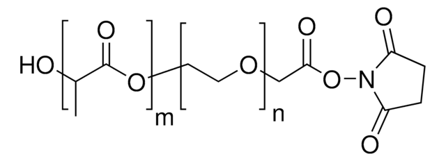 N-Hydroxysuccinimide ester-poly(ethylene glycol)-b-poly(D,L&nbsp;lactide) PEG average Mn 5,000, PDLA average Mn 16,000