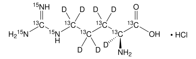 L-Arginine-13C6,15N4,2,3,3,4,4,5,5-d7 hydrochloride 99 atom % 13C, 98 atom % 15N, 98 atom % D, 95% (CP)