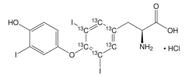 3,3&#8242;,5-Triiodthyronin-(tyrosin phenyl-13C6) -hydrochlorid 99 atom % 13C, 95% (CP)