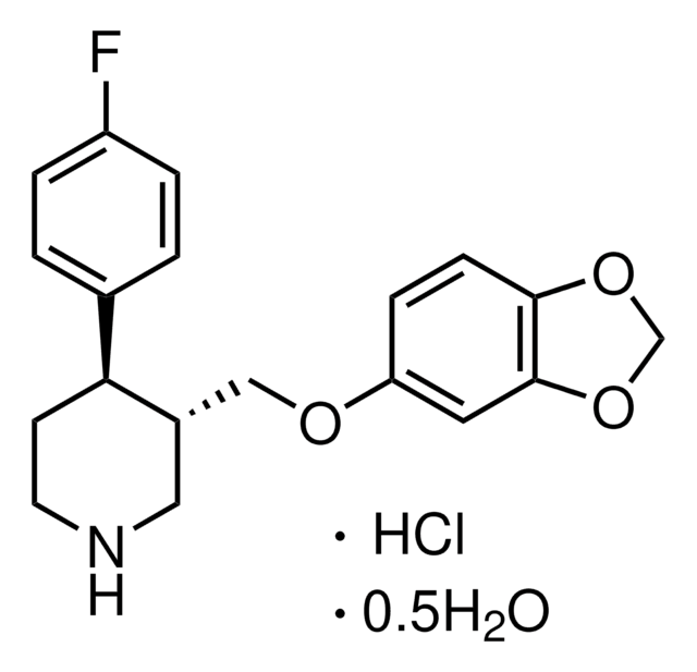 Paroxetin -hydrochlorid Hemihydrat &#8805;98% (HPLC), powder