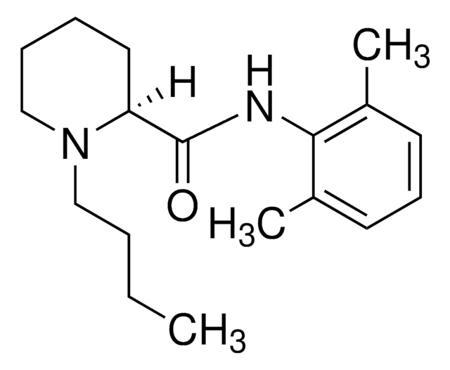 (S)-Bupivacain certified reference material, TraceCERT&#174;, Manufactured by: Sigma-Aldrich Production GmbH, Switzerland