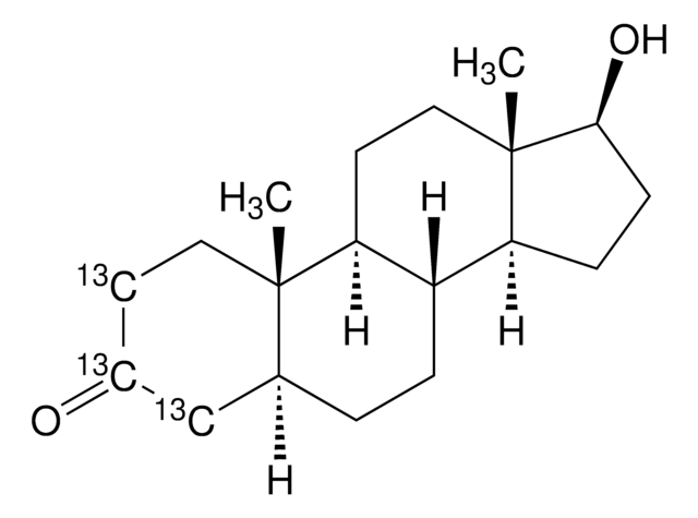 Dihydrotestosteron-2,3,4-13C3 -Lösung 0.1&#160;mg/mL in methanol, 99 atom % 13C, 97% (CP)