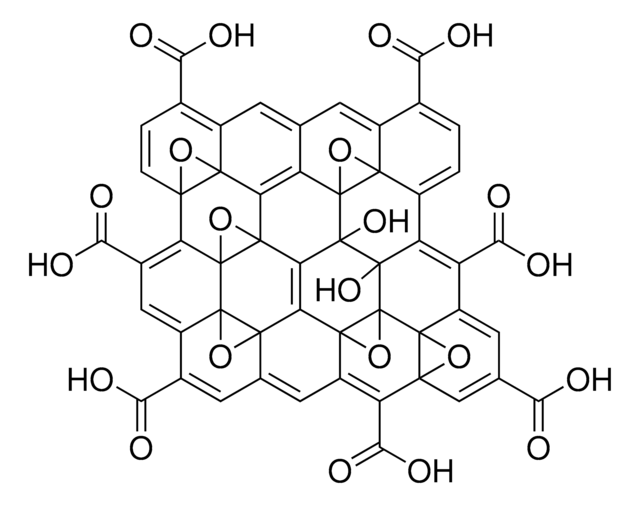 Graphene oxide nanocolloids 2&#160;mg/mL, dispersion in H2O