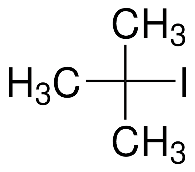 2-Iodo-2-methylpropane contains copper as stabilizer, 95%